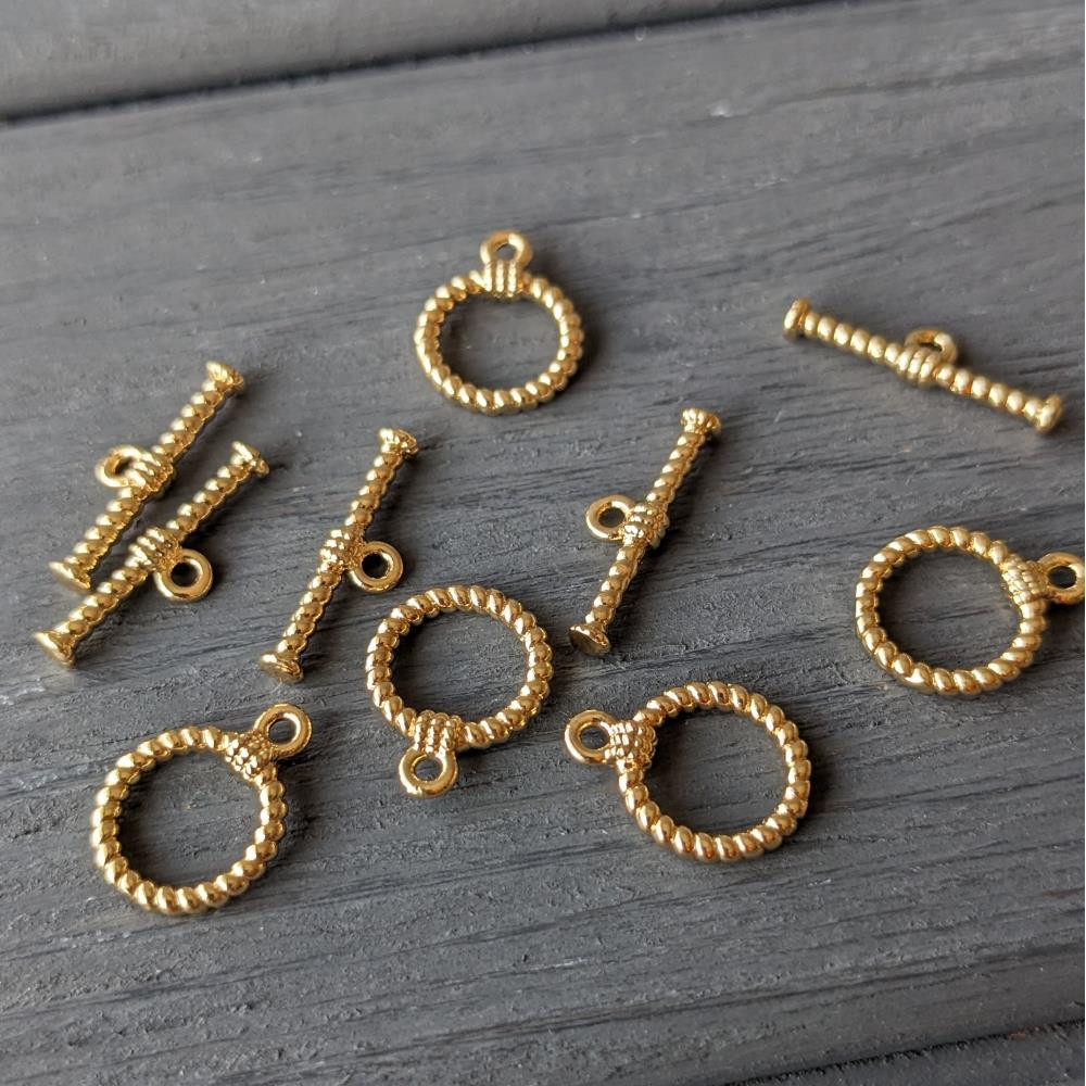 Luxusný reliéfny zámok Togl z ľahkej zliatiny 12 mm, zlatý