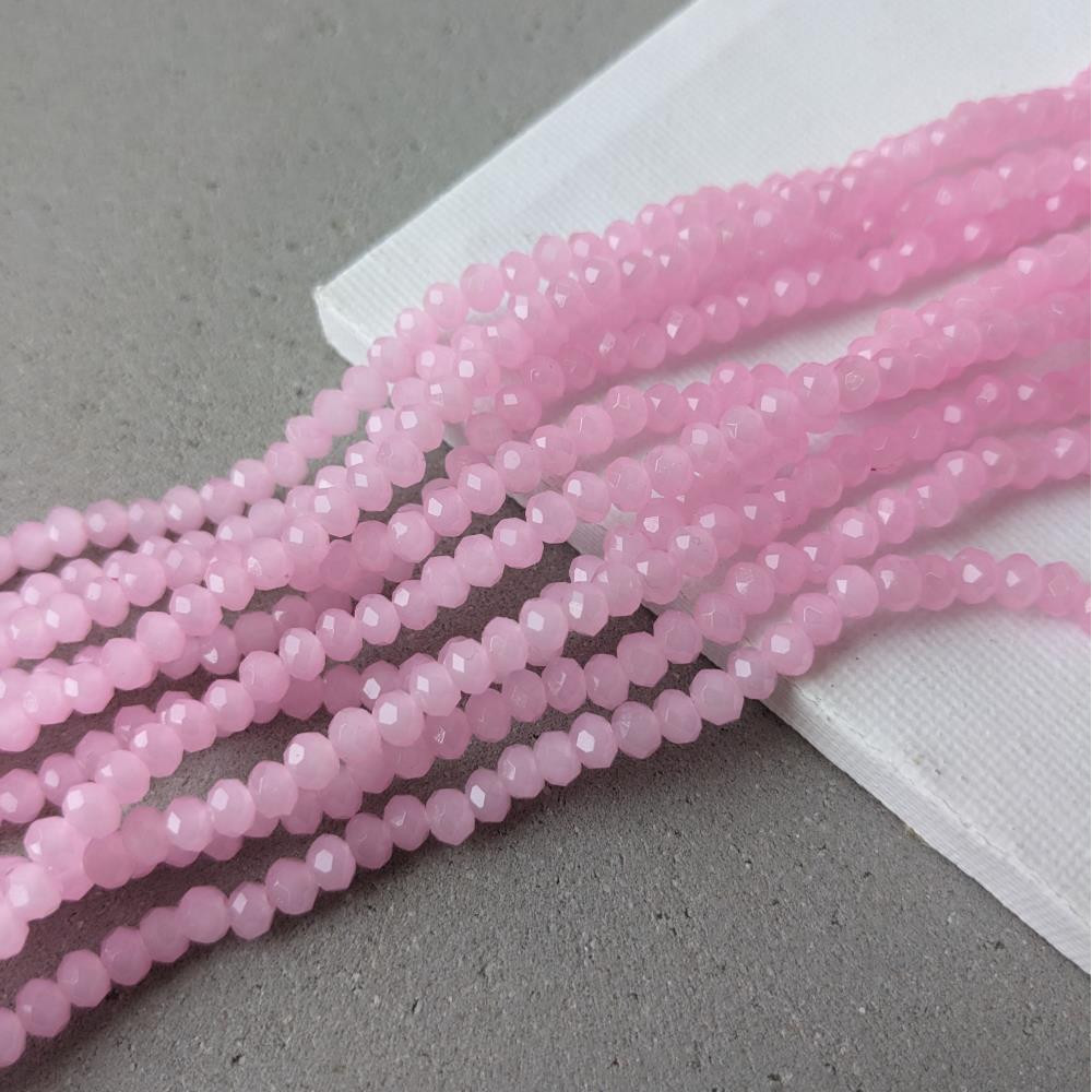 Rondel Crystal Pink Caramel 4mm 125 UAH