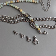 10 mm karabína z nehrdzavejúcej ocele