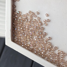 Crystal Rondel orech transparentný 2,5 mm AB