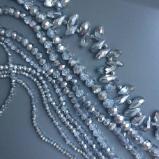 Krištáľové zrkadlo rondel 2,5 mm 145 ks.