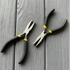 kliešte s tenkou protišmykovou rukoväťou, 13 cm