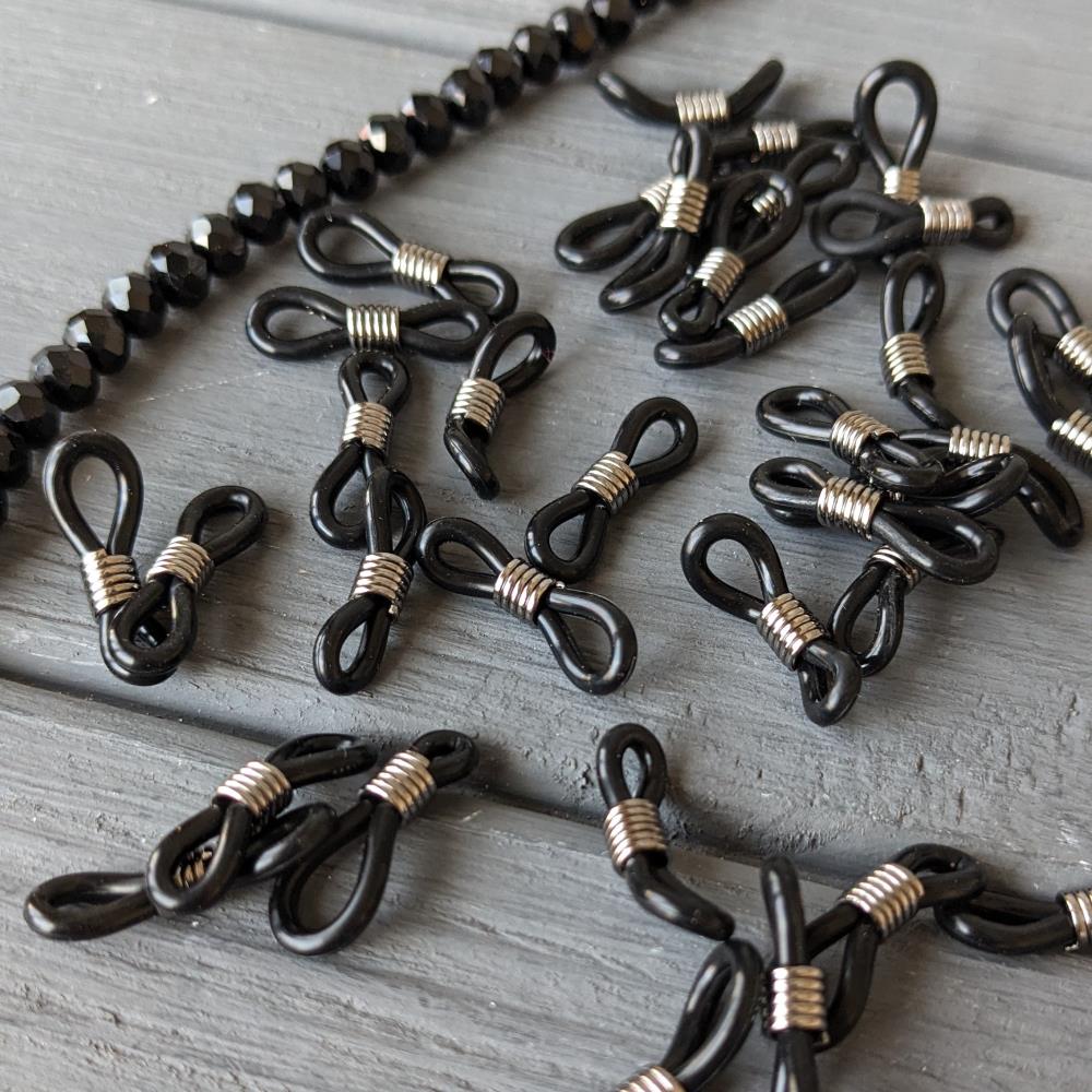 držiak okuláru čierny s čiernou, pár