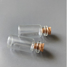 fľaša s korkovou zátkou 18*40