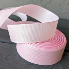 2,5 cm biela rypsová páska