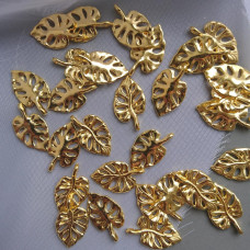 2 cm zlatý list monstery