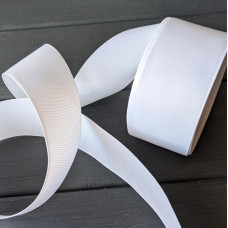 4 cm biela rypsová páska