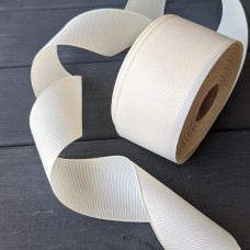 4 cm krémová rypsová páska