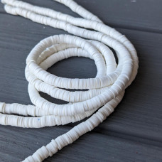 Disky z polymйrovej hmoty 6 mm biele 36 cm 300 ks