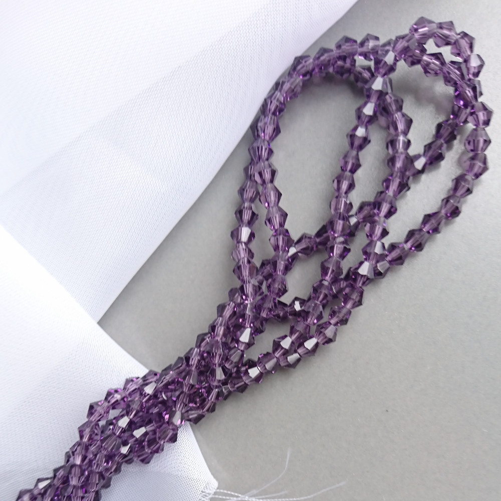 dvojkužeľ fialový 4 mm