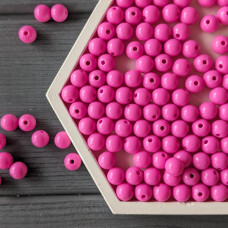 Marshmallow korбlky, lesklй, 8 mm, malinovй, akrylovй, 500 gramov, 1700 ks.