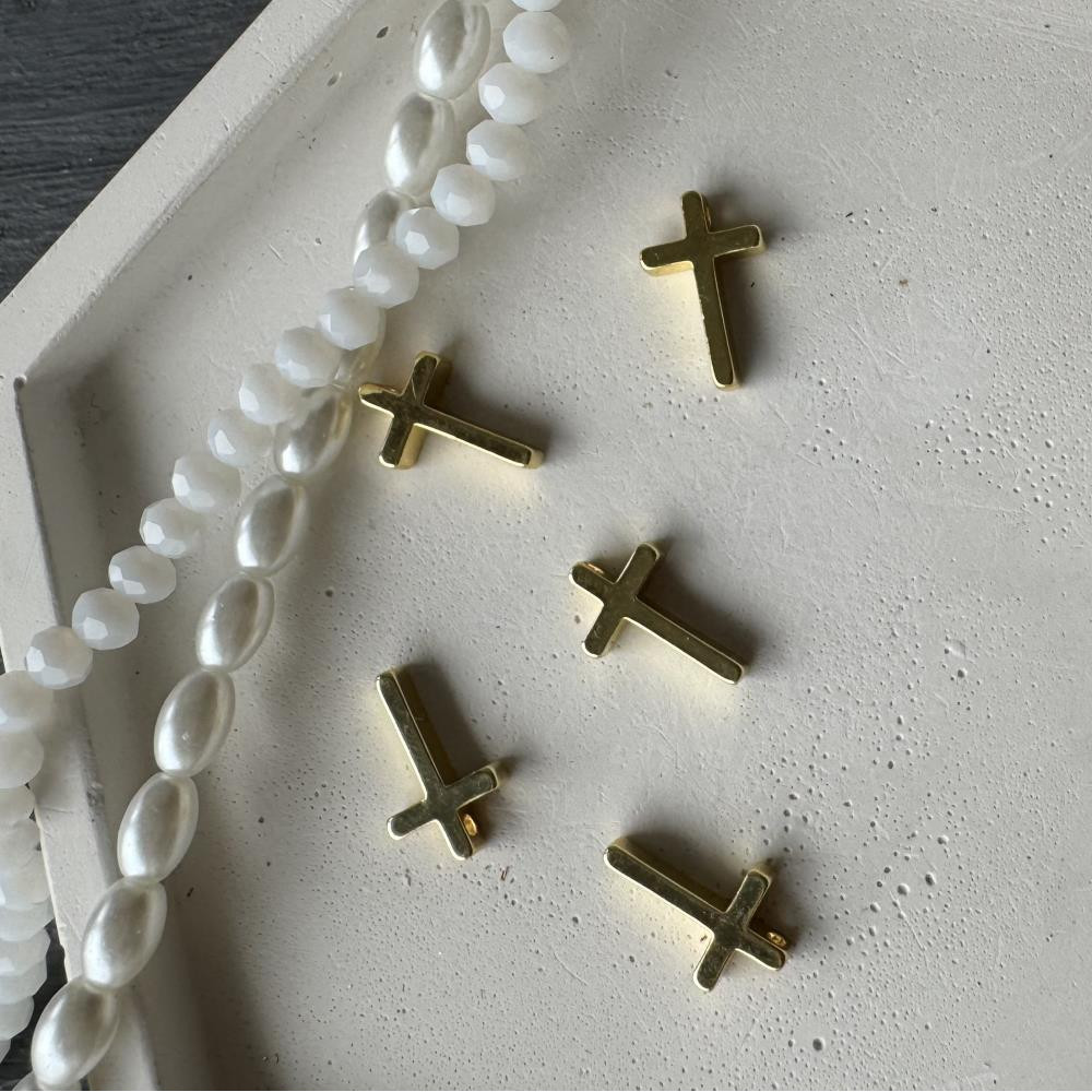 Luxusná zliatina Cross 8*11, citrónovo zlatá