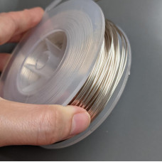 Strieborný drôt 0,9 mm (postriebrená meď s antioxidačným povlakom)