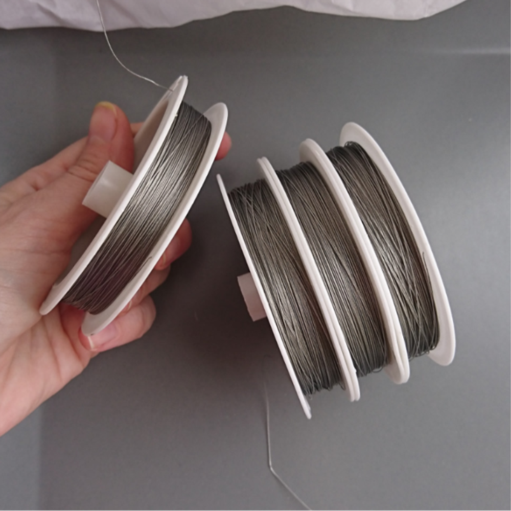 oceľový kábel na šperky 0,38 mm, 40 m