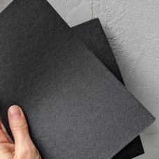 čierna tvrdá plsť 1 mm 20 * 30