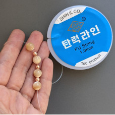 1mm vystužená silikónová niť na náramky