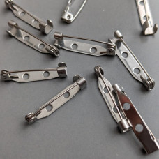 základňa brošne z nehrdzavejúcej ocele 2,5 cm