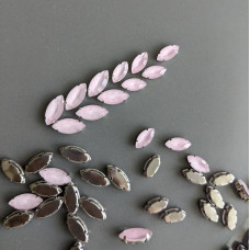 Kamienok Marquise 6*12 svetloružový opál